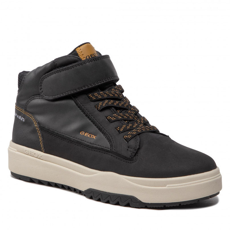 GEOX-J BUNSHEE B.BABX A - WA.SY+NBK-J16FMA-0ME32-C9241-BLACK/DK YELLOW