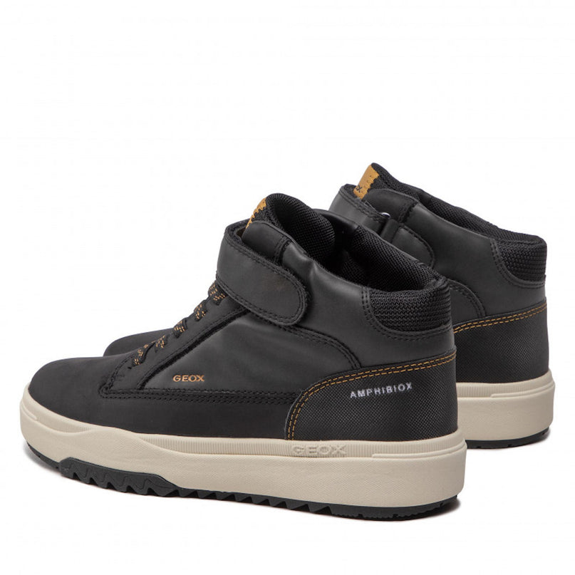 GEOX-J BUNSHEE B.BABX A - WA.SY+NBK-J16FMA-0ME32-C9241-BLACK/DK YELLOW