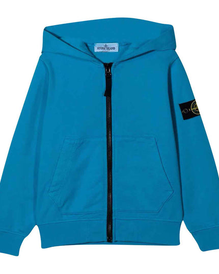 stone-island-Turquoise Zip Up Hoodie-761660740-v0042