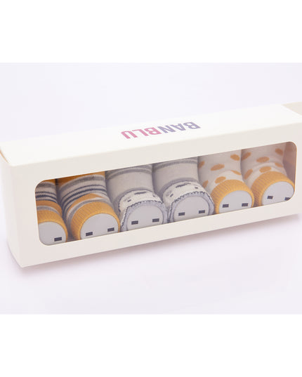 kids-atelier-banblu-gender-neutral-unisex-baby-boy-girl-yellow-3pc-koala-print-cotton-socks-set-15-01-0084