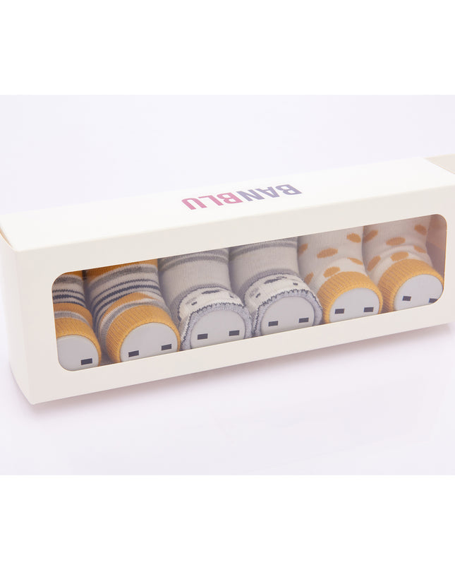kids-atelier-banblu-gender-neutral-unisex-baby-boy-girl-yellow-3pc-koala-print-cotton-socks-set-15-01-0084