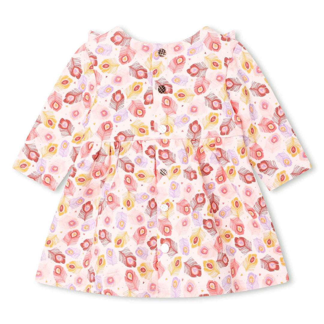 kids-atelier-carrement-beau-baby-girl-pink-leaf-print-dress-leggings-y98222-43b