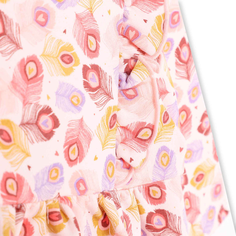 kids-atelier-carrement-beau-baby-girl-pink-leaf-print-dress-leggings-y98222-43b