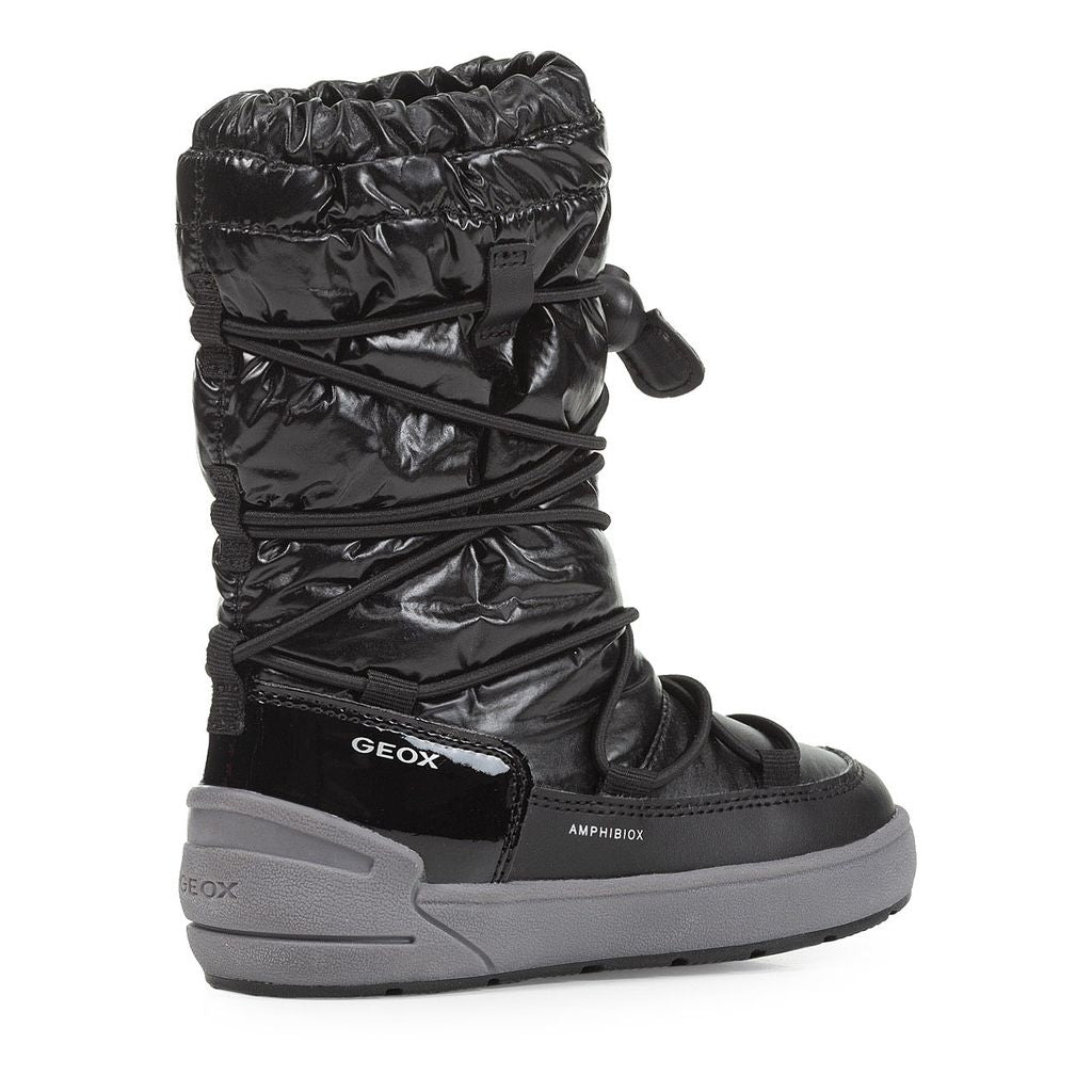 Black Sleigh Waterproof Boots kids atelier