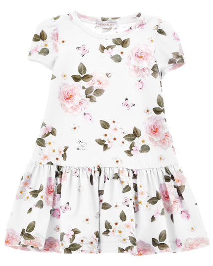 monnalisa-White Floral Dress-11c922-3673-0099
