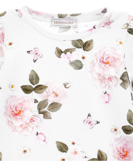 monnalisa-White Floral Dress-11c922-3673-0099