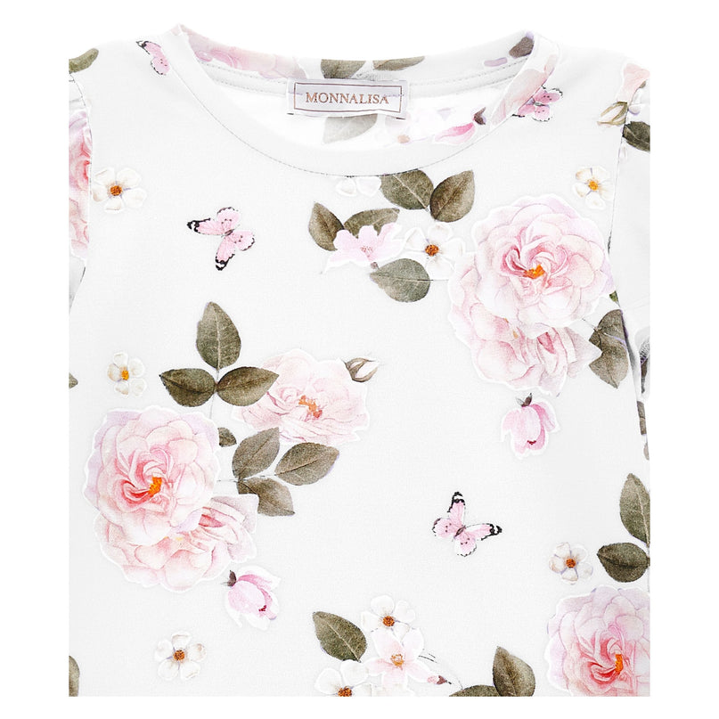 monnalisa-White Floral Dress-11c922-3673-0099