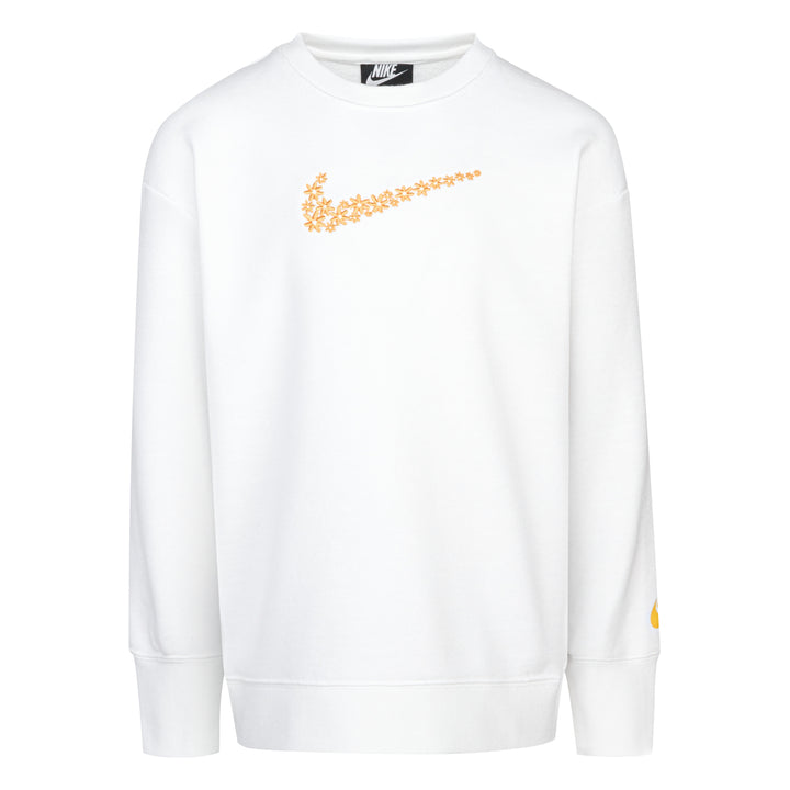White Daisy Logo Sweatshirt