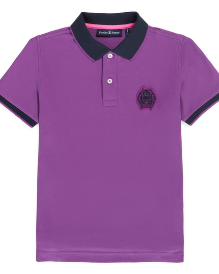 psycho-bunny-b0k800x1pc-Violet Logo Polo