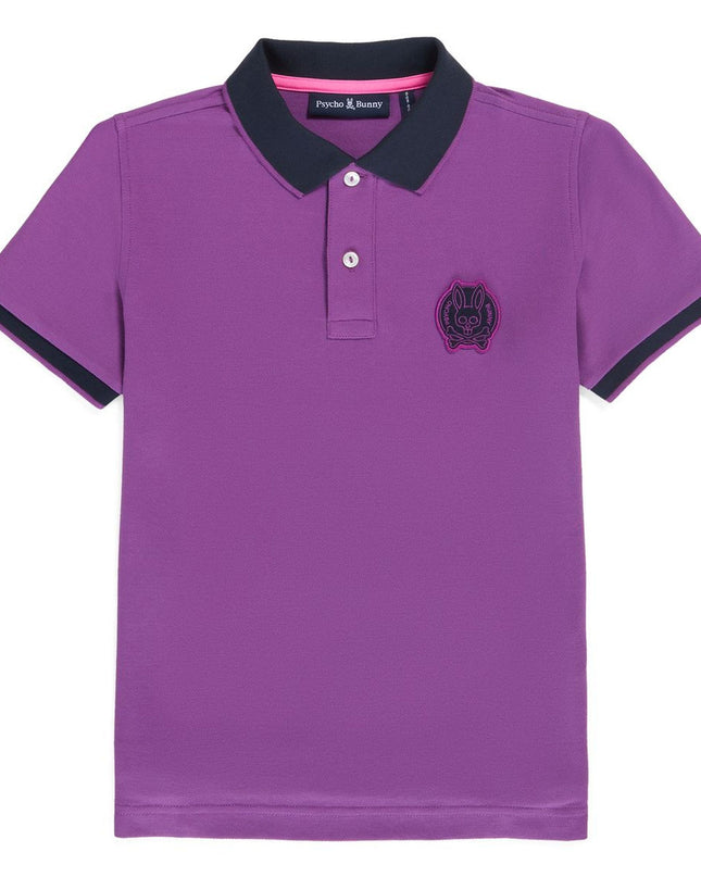 psycho-bunny-b0k800x1pc-Violet Logo Polo
