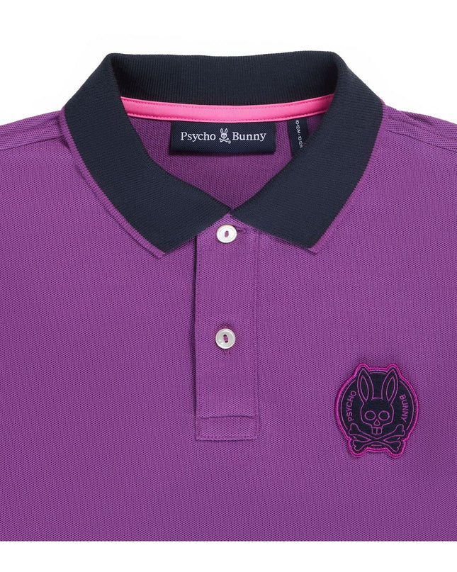 psycho-bunny-b0k800x1pc-Violet Logo Polo