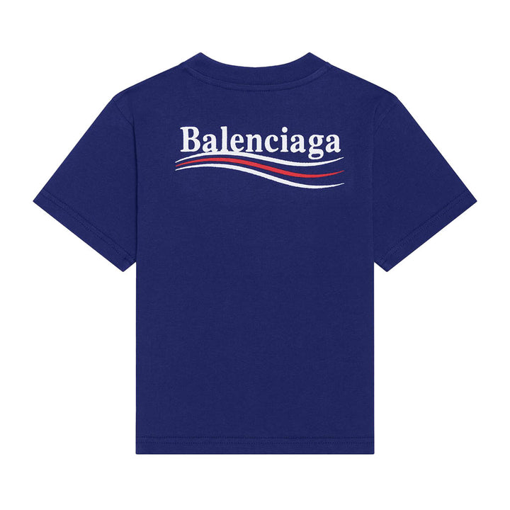 balenciaga-Blue Logo T-Shirt-681864tmve71195