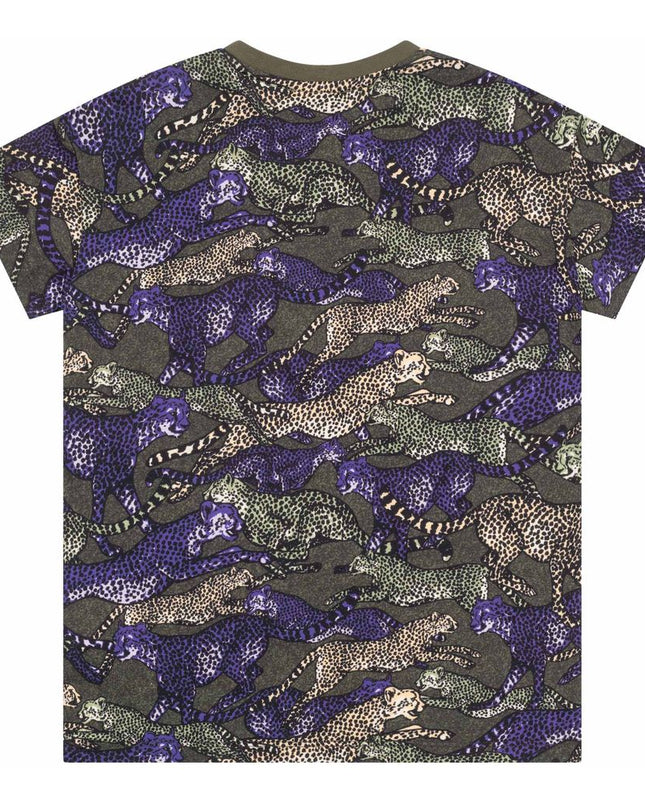 kenzo-Green & Purple Logo T-Shirt-k25661-655