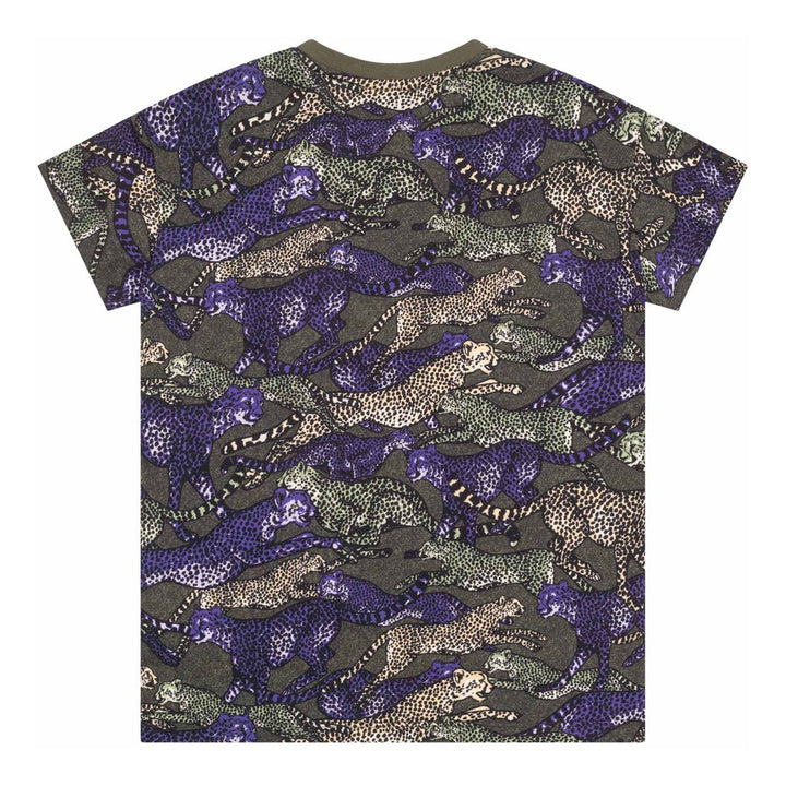 kenzo-Green & Purple Logo T-Shirt-k25661-655