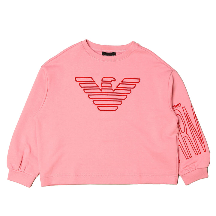 armani-Pink Logo Sweatshirt-6h3m7b-2j49z-0315