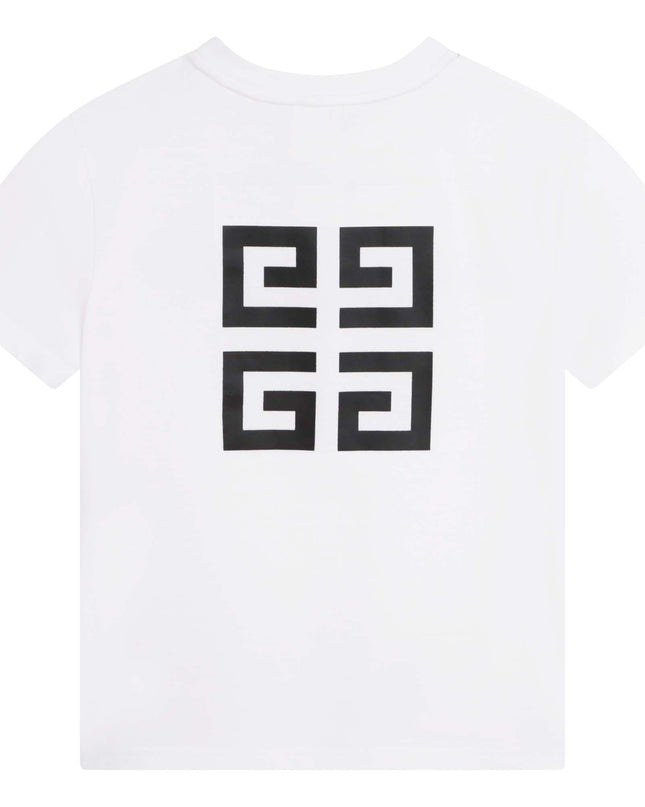 givenchy-h25406-10p-kb-White Logo T-Shirt