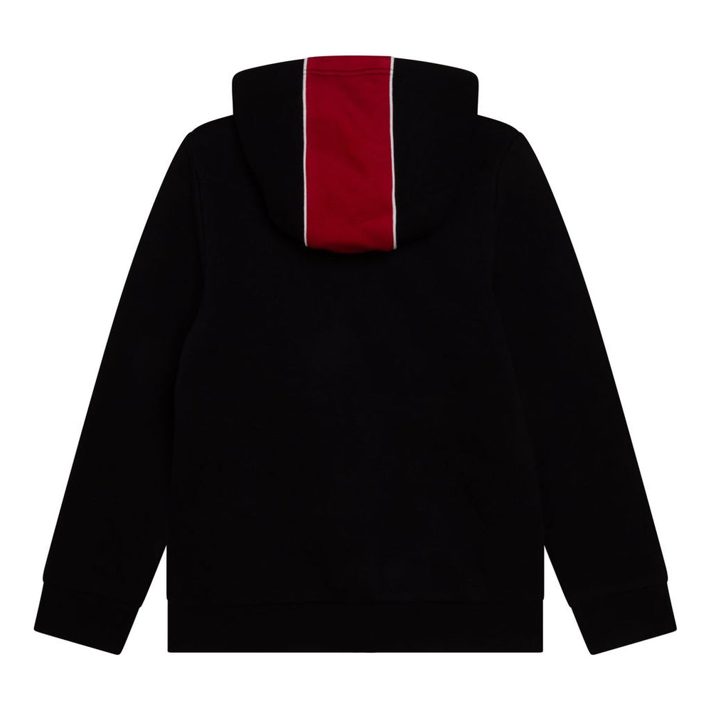 boss-Black Zip Up Hoodie-j25m73-09b