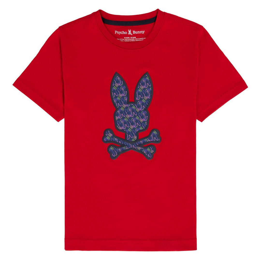psycho-bunny-Red Belmont Graphic T-Shirt