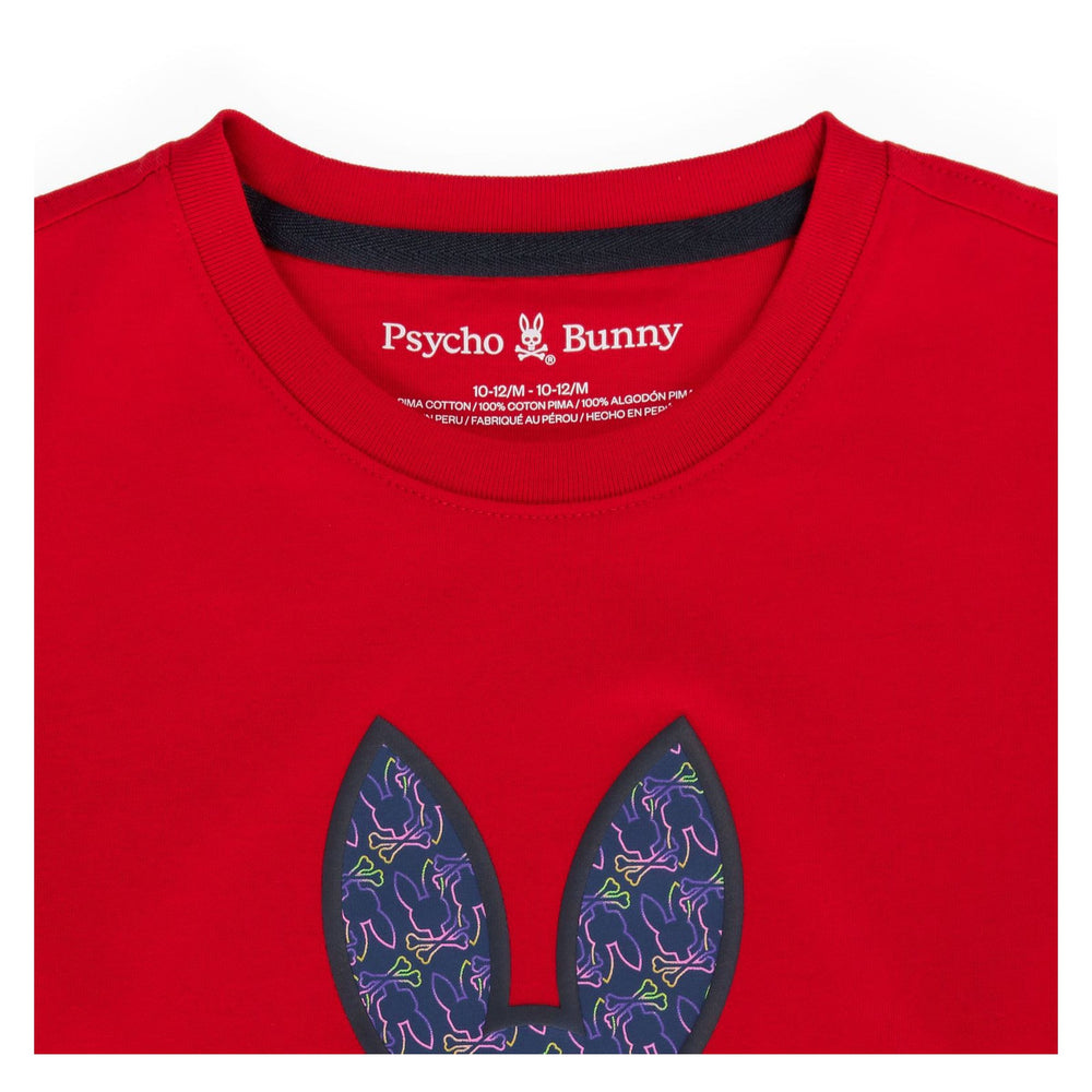psycho-bunny-Red Belmont Graphic T-Shirt