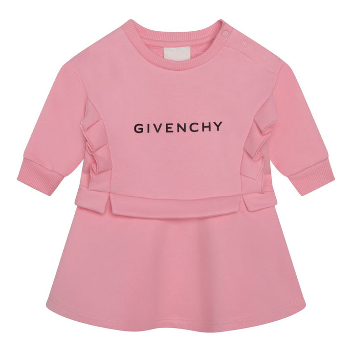 givenchy-h02091-45t-Pink Logo Dress