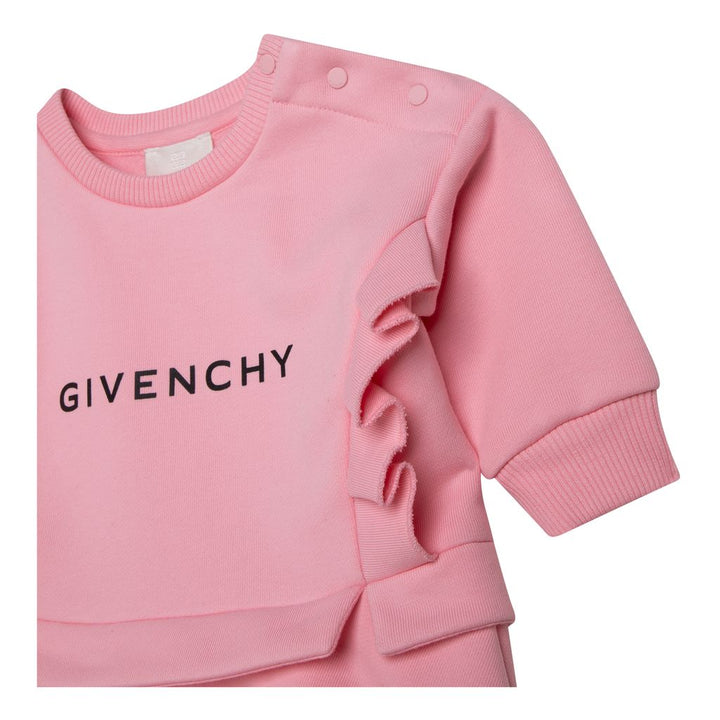 givenchy-h02091-45t-Pink Logo Dress