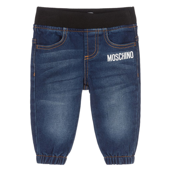 moschino-Denim Logo Pants-mup043-lde10-40111