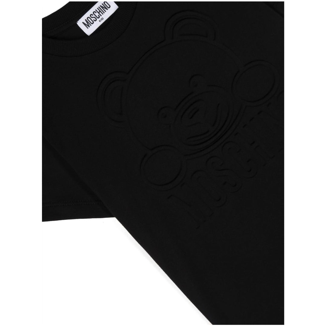moschino-Black Bear Logo T-Shirt-hxm03u-laa10-60100