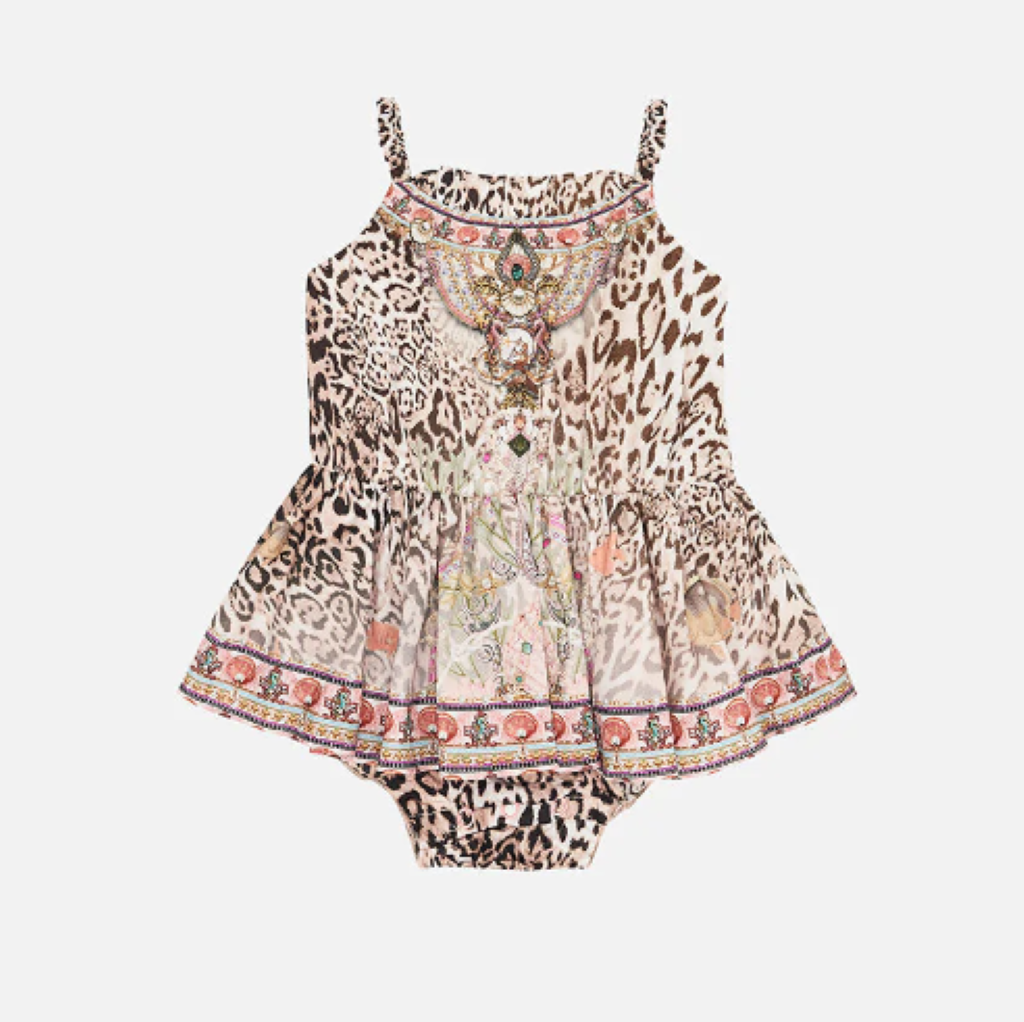 camilla-Brown Cotton Dress-00017966
