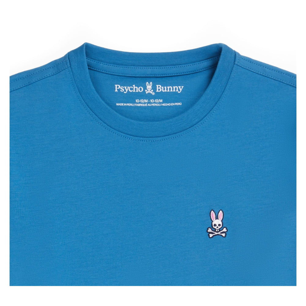 psycho-bunny-b0u014x1pc-Blue Logo T-Shirt