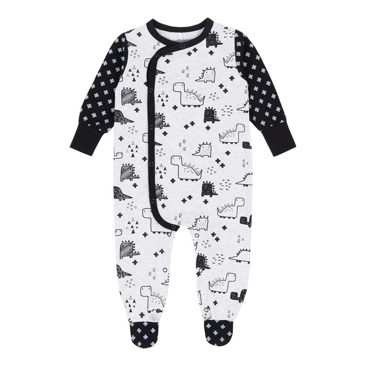 Deux Par Deux Dino Sleeper-Pajamas-Deux Par Deux-kids atelier