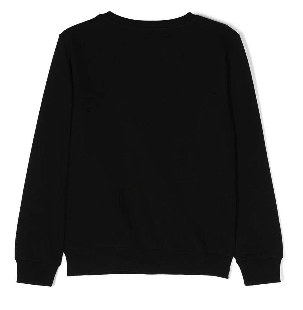 balmain-Black Logo Sweatshirt-bt4a30-z0001-930ag