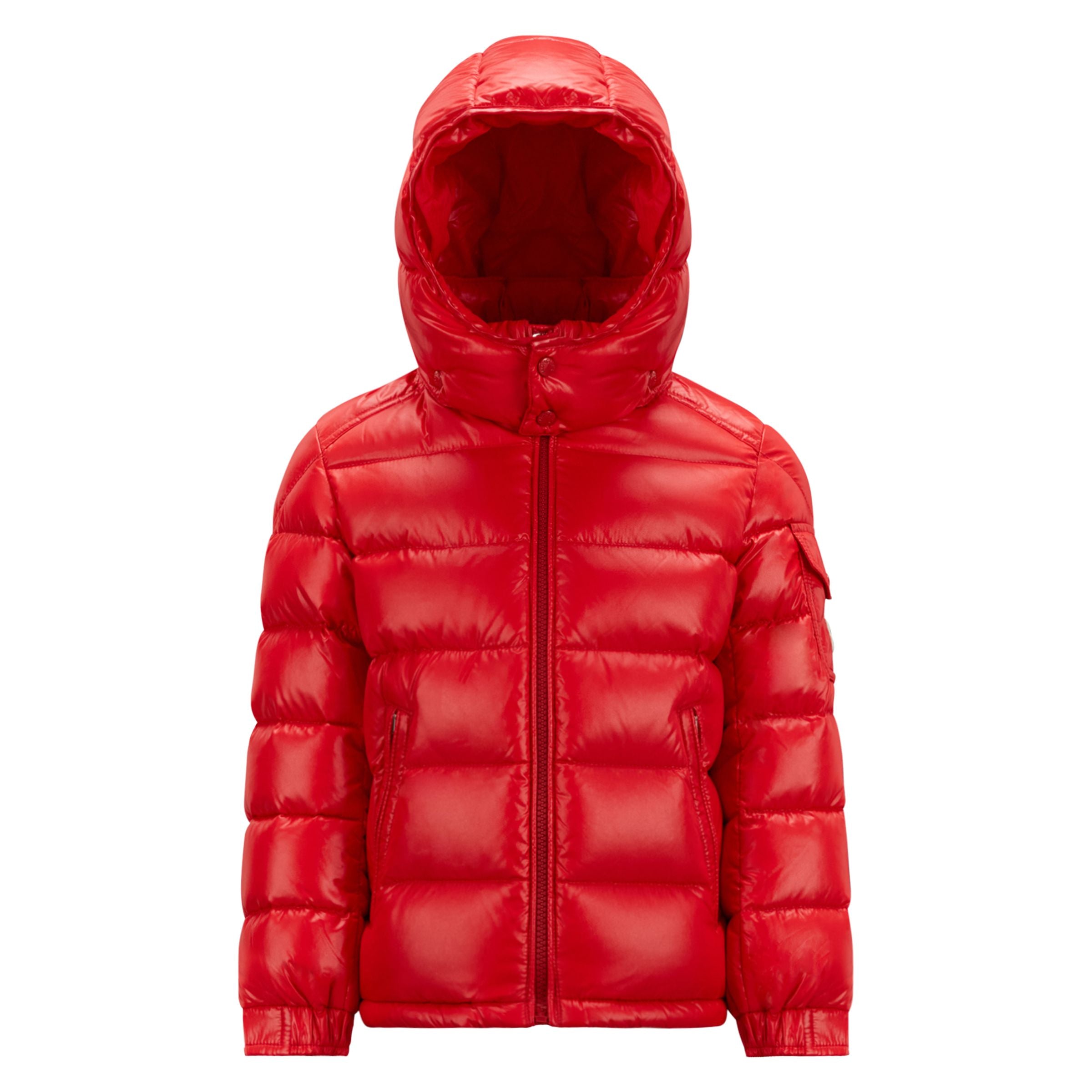 Moncler red padded jacket shop