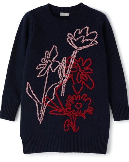 kids-atelier-il-gufo-children-girl-navy-long-sleeve-dress-a21vt092em220-4939-blue-berry