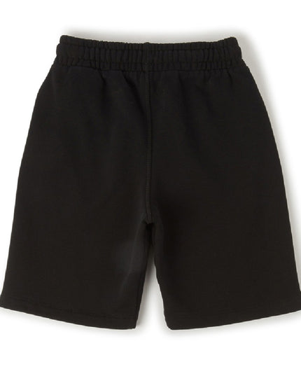 off-white-obci001f23fle0021001-Black Logo Shorts