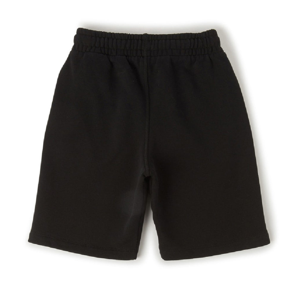 off-white-obci001f23fle0021001-Black Logo Shorts