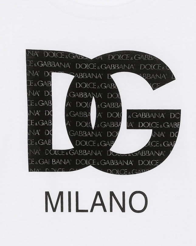 dg-l4jtey-g7l4m-w0800-White Logo T-Shirt