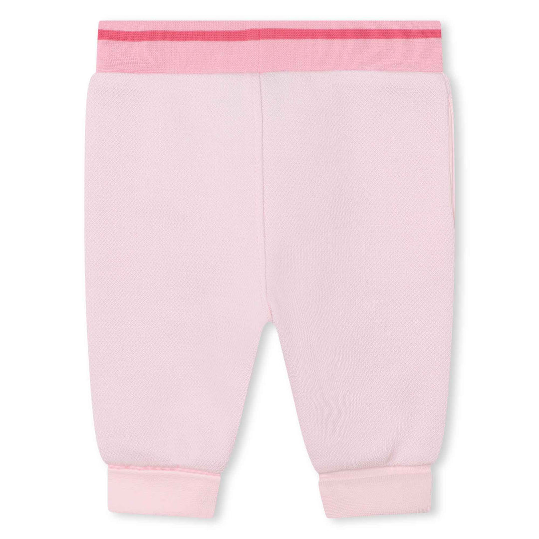 boss-j94360-44l-Pink Cotton Piqué Joggers