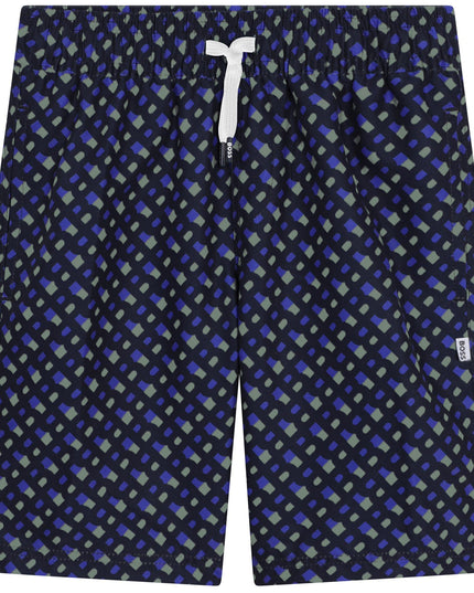 boss-j24850-849-kb-Navy Blue Swim Shorts
