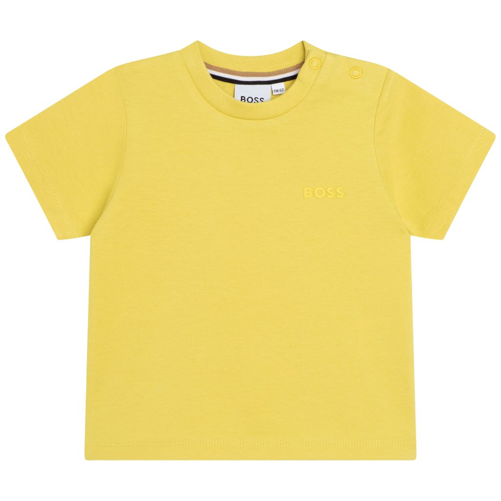 Yellow boss discount t shirt