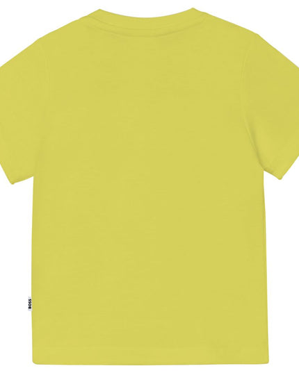 boss-Lime Logo T-Shirt-j05944-616