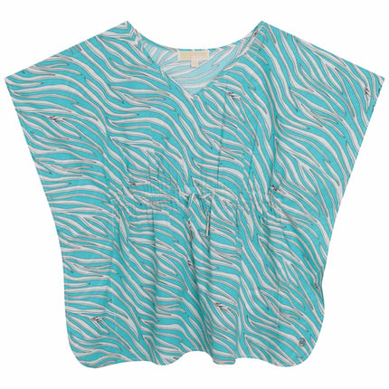 mk-r15187-Blue Cotton Poncho