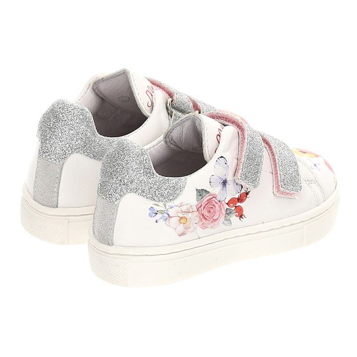 monnalisa-White & Silver Winnie the Pooh Shoes-838011-8701-0175