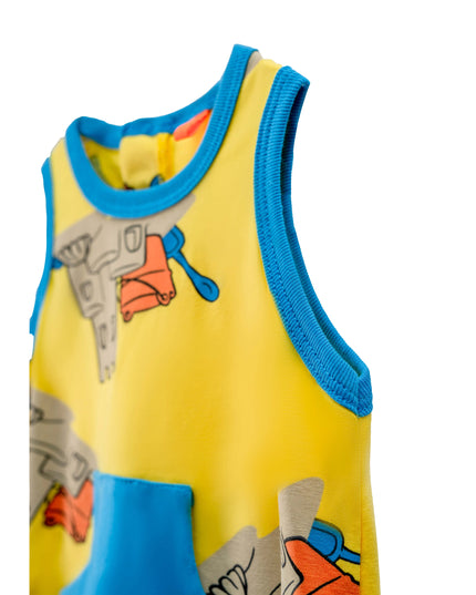 kids-atelier-moi-noi-gender-neutral-baby-girl-boy-yellow-sand-castle-print-sleeveless-babysuit-mn1098-yellow