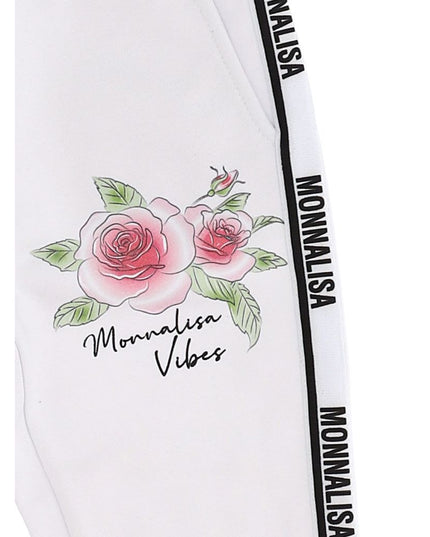 monnalisa-White Flower Print Sweatpants-197409sn-7002-0099_kids atelier
