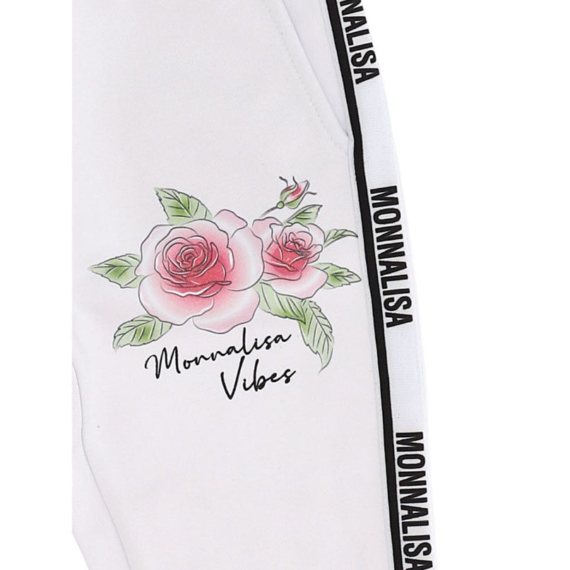 monnalisa-White Flower Print Sweatpants-197409sn-7002-0099_kids atelier