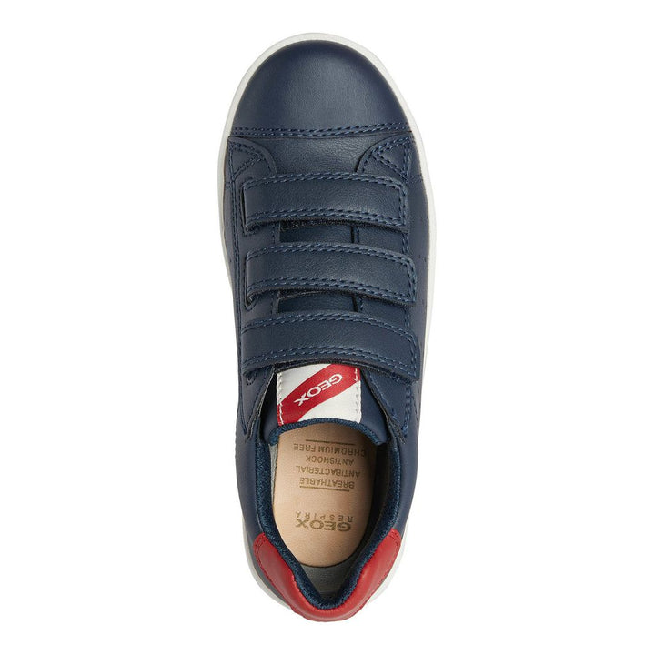 geox-Navy & Red Sneakers-j25gfa-000bc-c0735-Boy