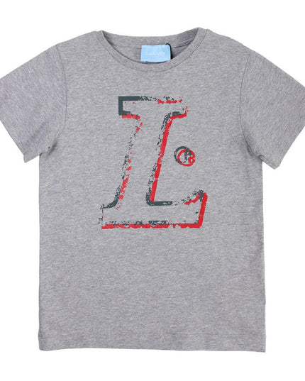 lanvin-Gray Logo T-Shirt-4i8031ib280905