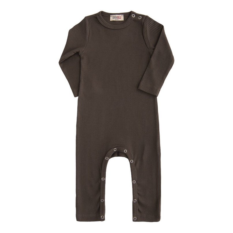 kids-atelier-banblu-gender-neutral-unisex-baby-girl-boy-brown-oak-ls-modal-romper-51175-dark-oak