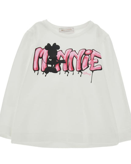monnalisa-White Minnie Mouse Spray T-Shirt-110638-0201-0001_kids atelier