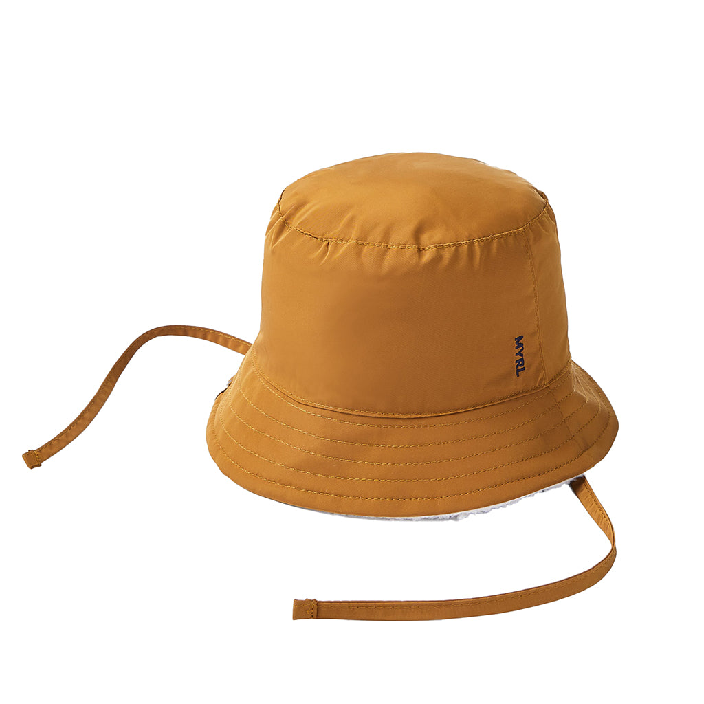 Brown Reversible Bucket Hat
